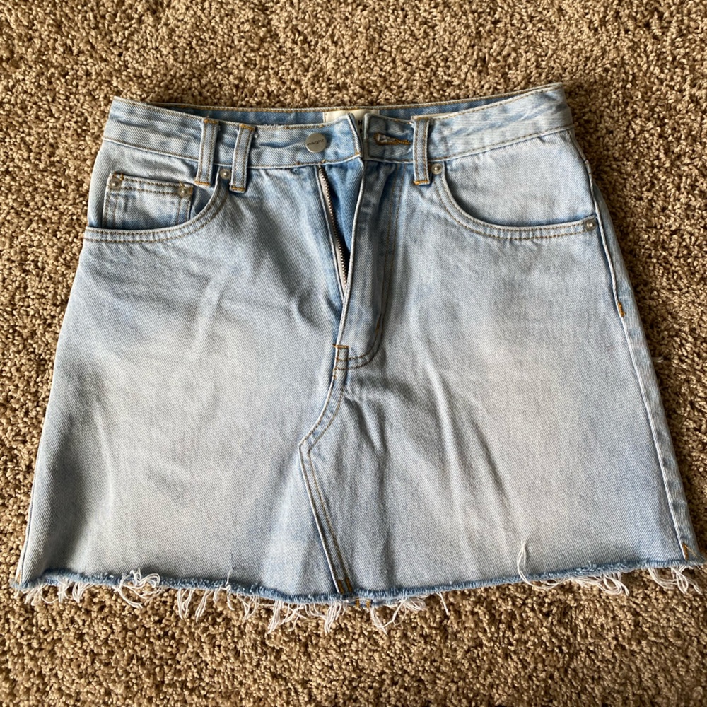 Mini Jean Skirt